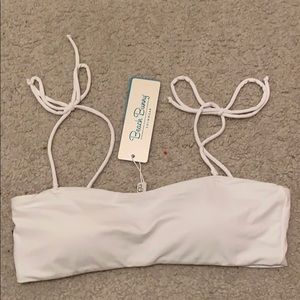 beach bunny luna strapless top